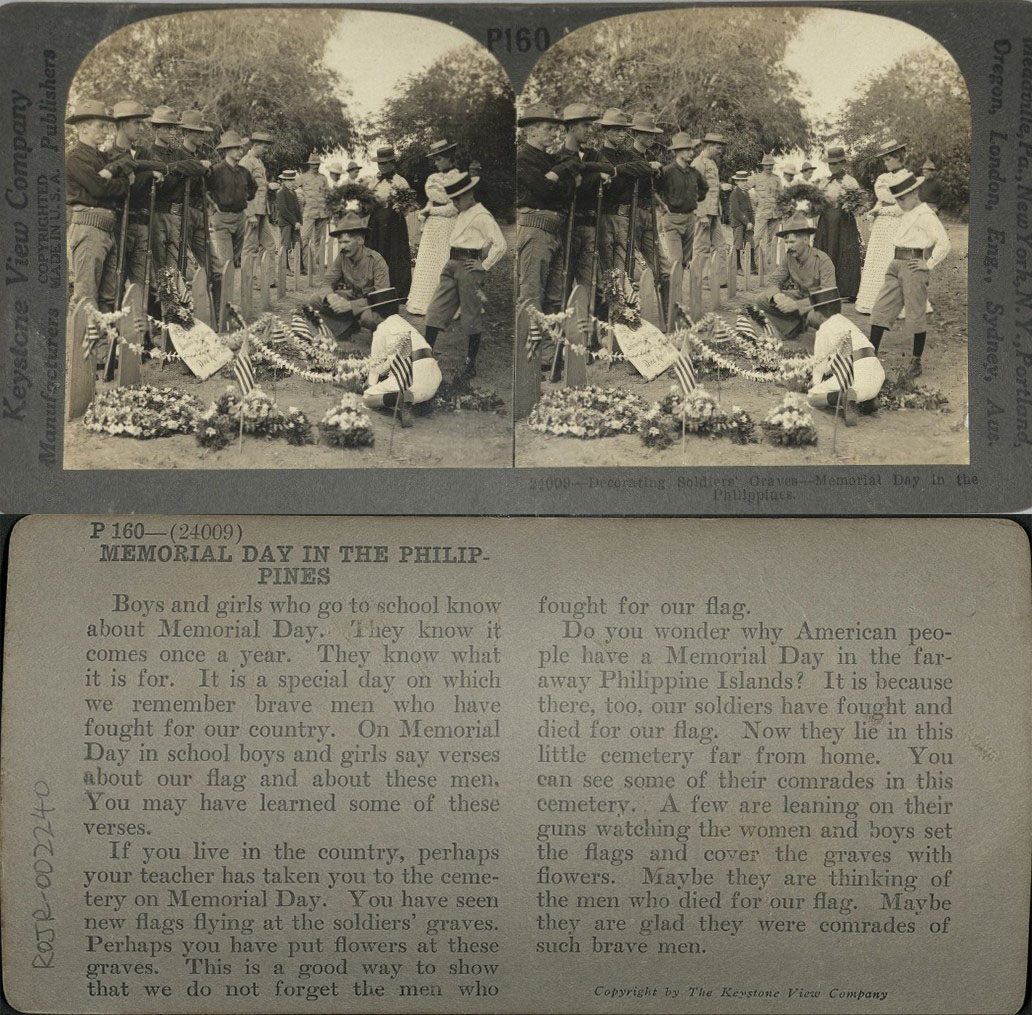Decorating Soldiers’ Graves – Memorial Day in the Philippines.